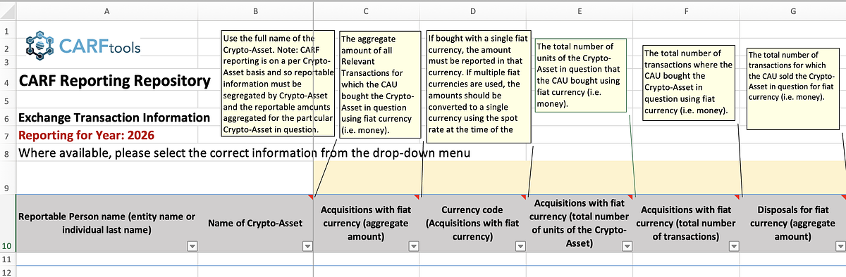 CARF Reporting Repository - Image 3