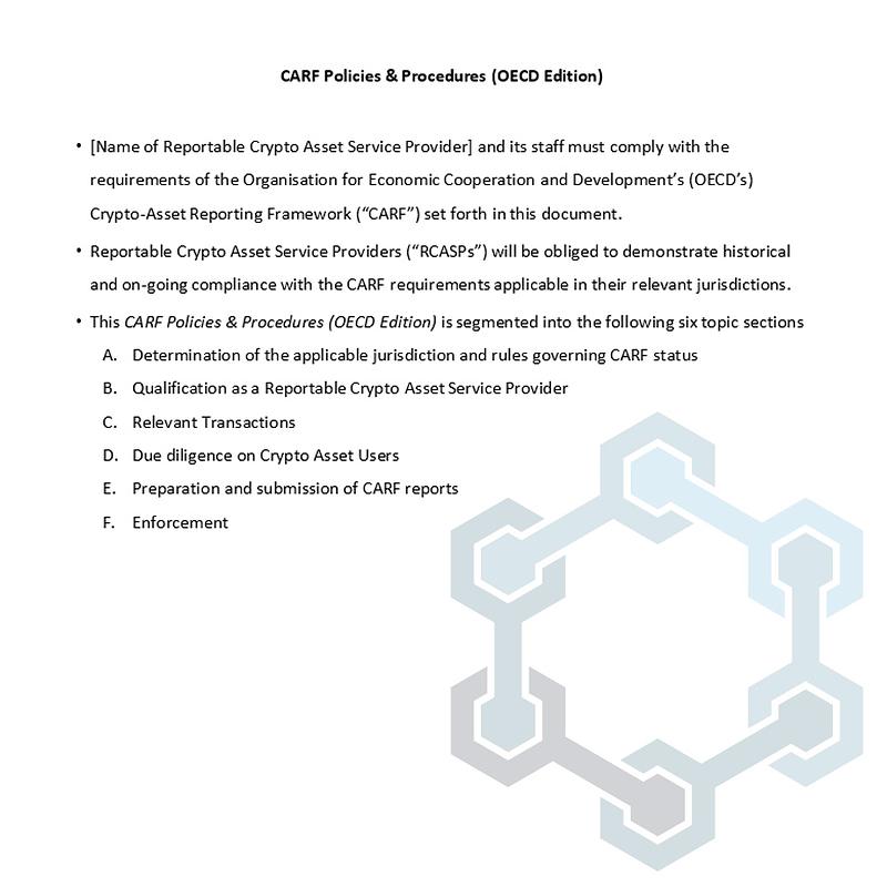 CARF Policies & Procedures (OECD Edition) - Image 3